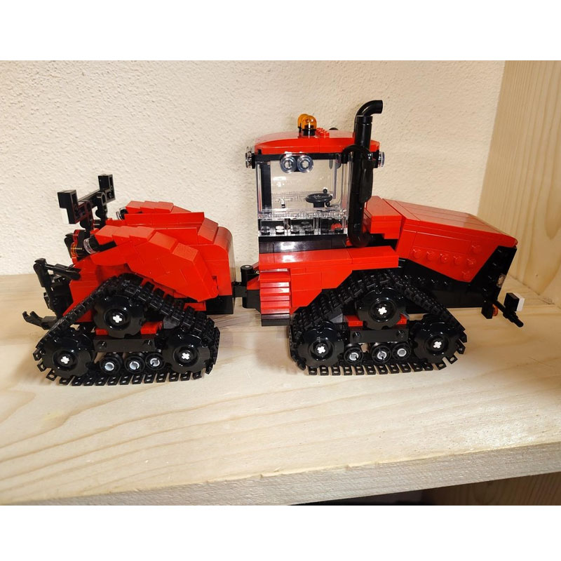 Urban Farming Is - MOC-260750 Urban Farm Landbouwveld Ploegtrekker Bouwsteenmodel,