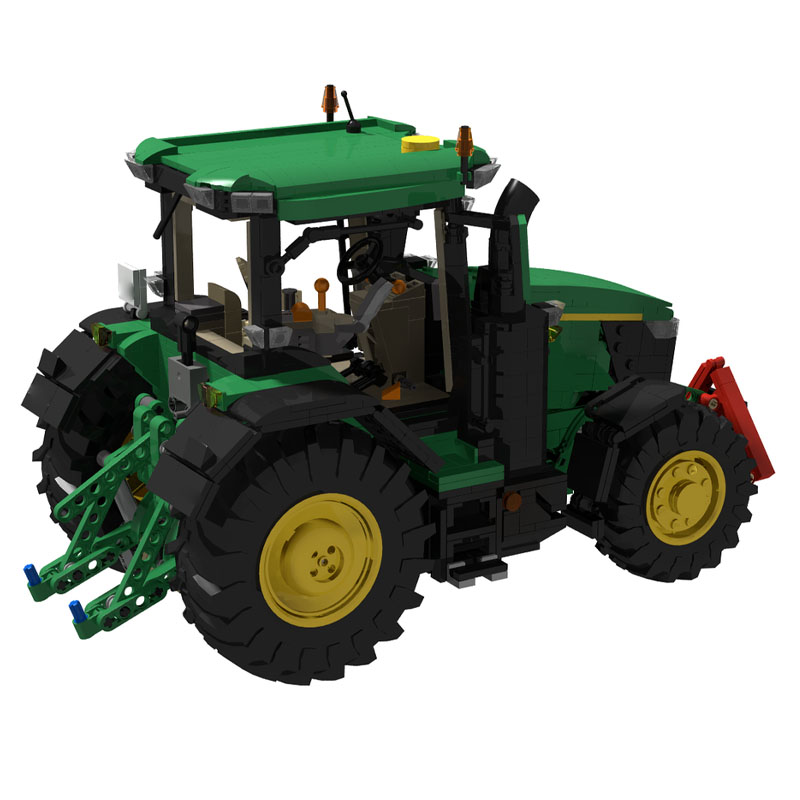 Urban Farming Is - MOC-231420 Urban Farm Landbouwtractor Bouwsteenmodel 1984