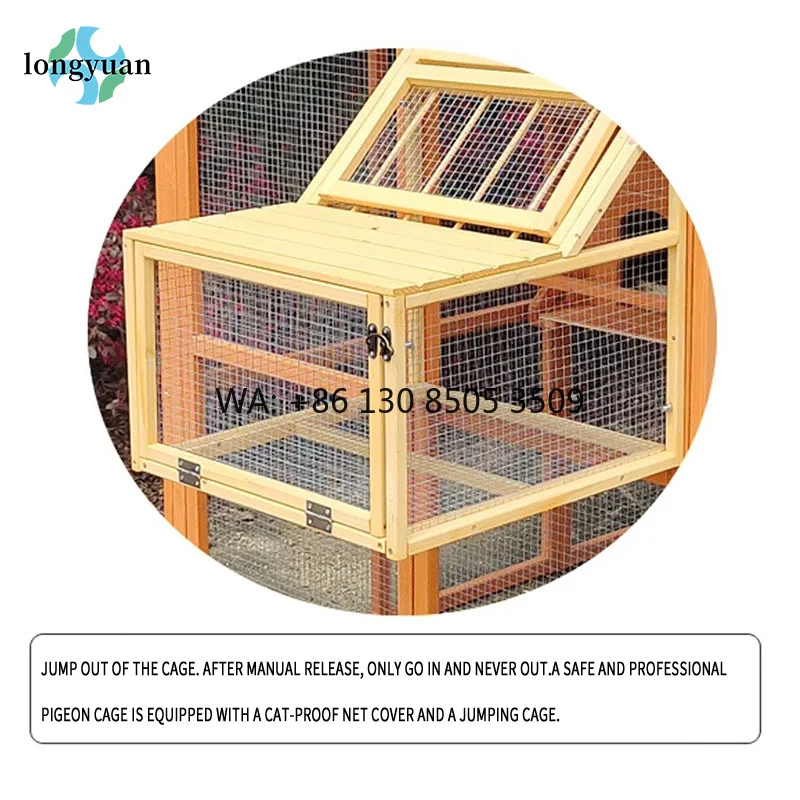 Urban Farming Urban Gardening - Nieuwe design regenbestendige grote houten buitenkooi