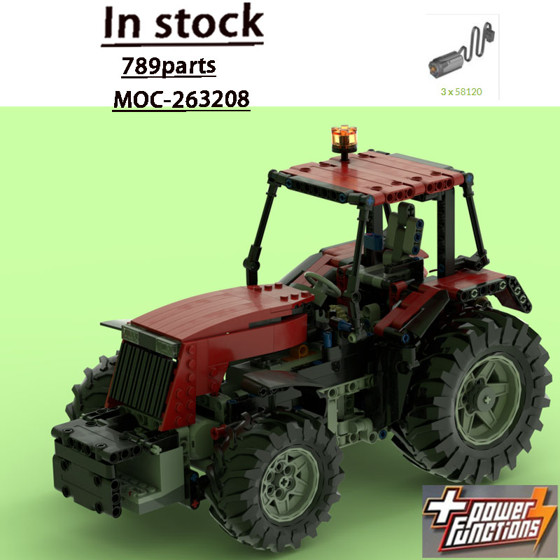 Urban Farming Is - MOC-263208 Nieuwe Urban Farm Rode Tractor