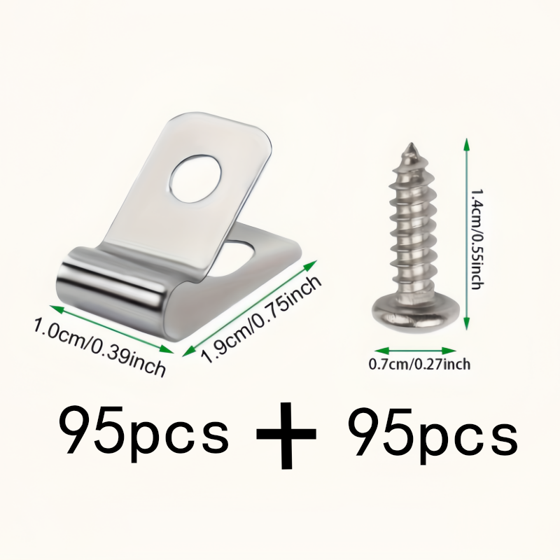 95 clips + 95 spijkers, roestv - Urban Farming Is recensie en prijs